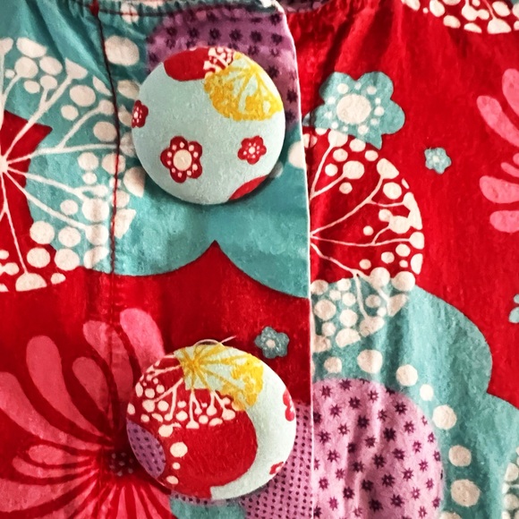 Jelly The Pug Multicolor Floral Kids Tunic Top/Dress S8 - Picture 2 of 6